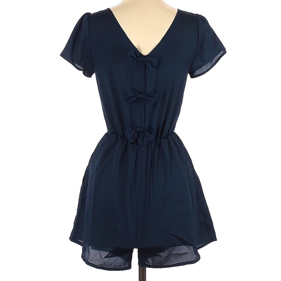 Beautiful I Love H81 Blue Romper. - Picture 2 of 4